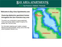 Tablet Screenshot of bayareaapts.com